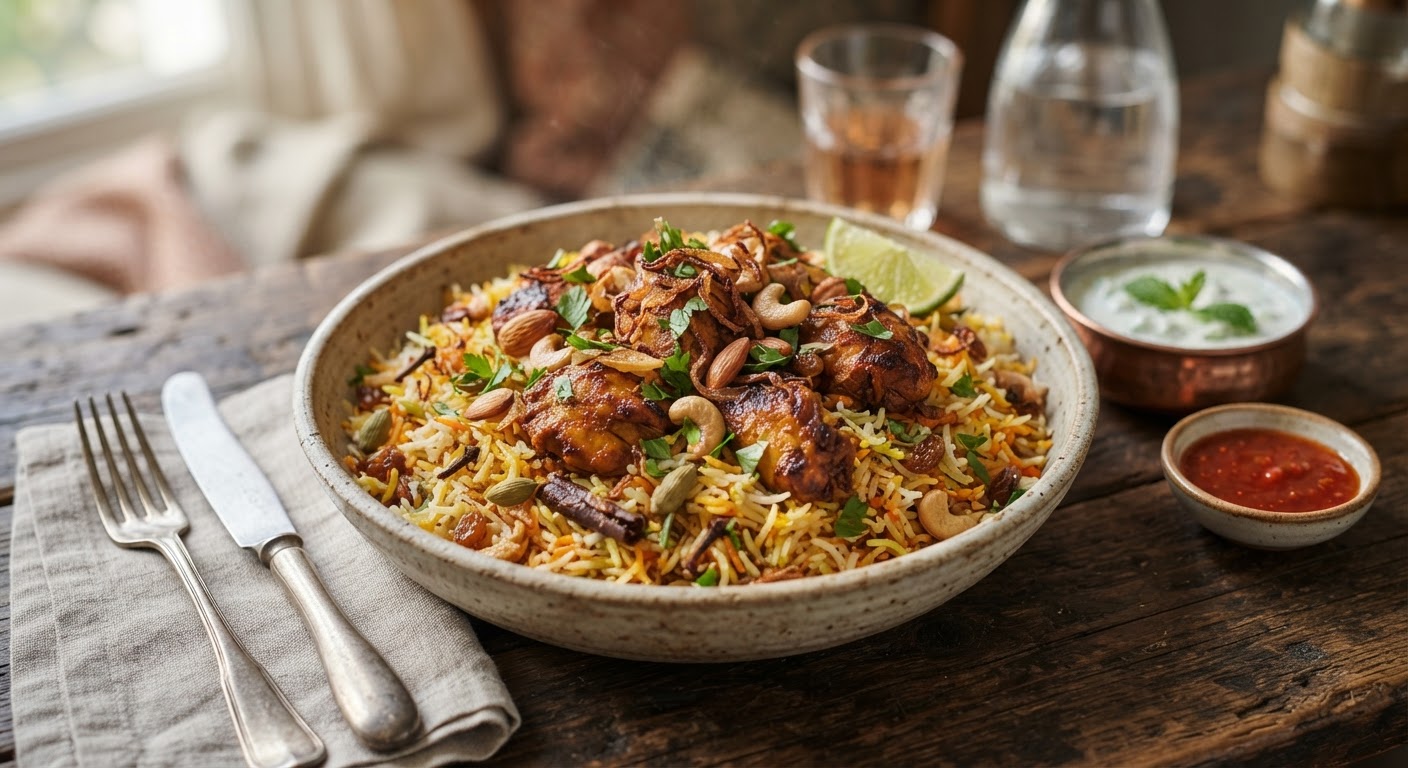 دجاج برياني