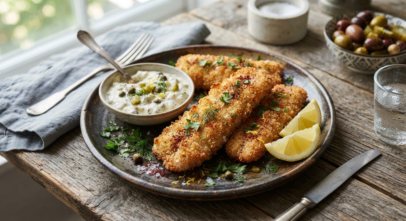 سمك كرسبي بصوص التارتار
